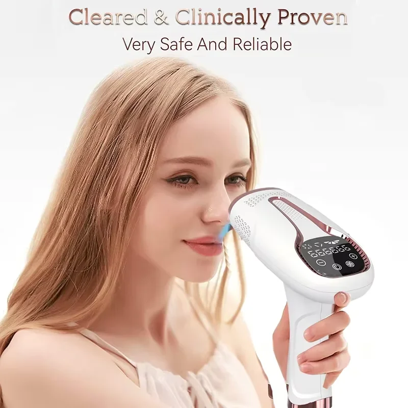 -ساعة يد رجالية ، كوارتز ، مقاومة للماء جهاز إزالة الشعر بالليزر Ipl المنزلي