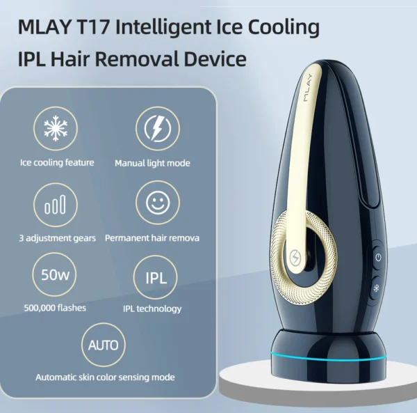 ⁦إزالة الشعر بالليزر Mlay T17 IPL⁩ - الصورة ⁦2⁩